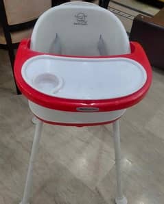 3 in 1 baby high chair, boosting chair and also wheels inside