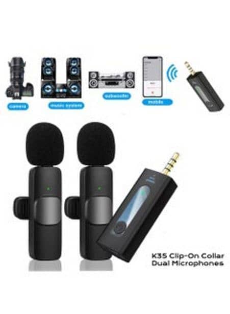 K11 2 In 1 Collar Wireless Microphone Iphone/Android & Type C Supporte 7