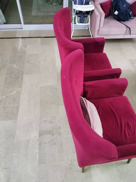 Two seater Sofa chairs for sale 3