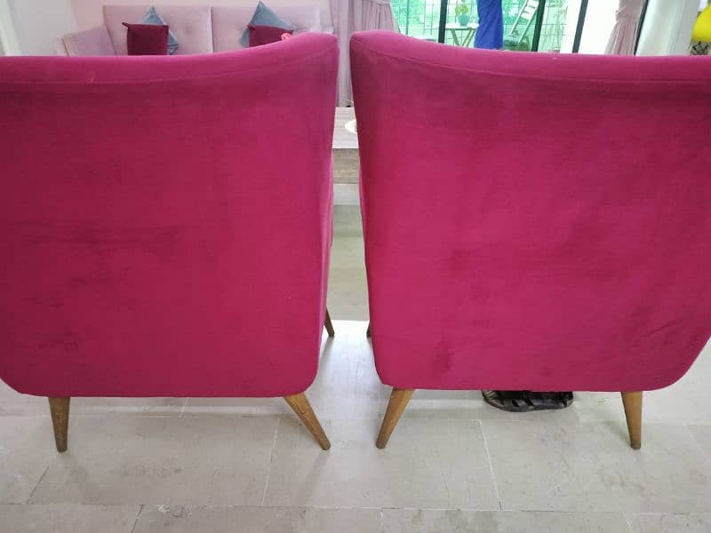 Two seater Sofa chairs for sale 4