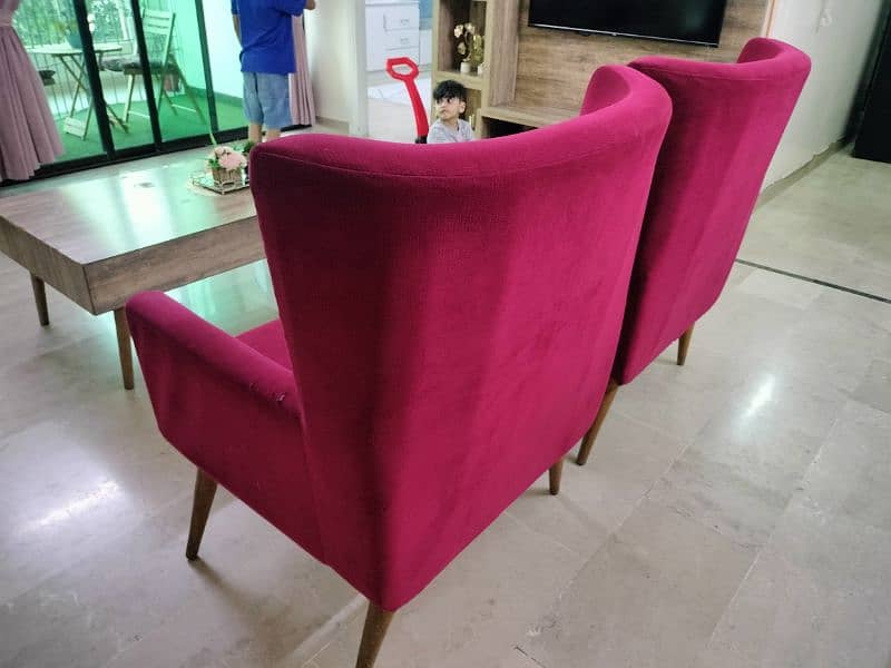 Two seater Sofa chairs for sale 5