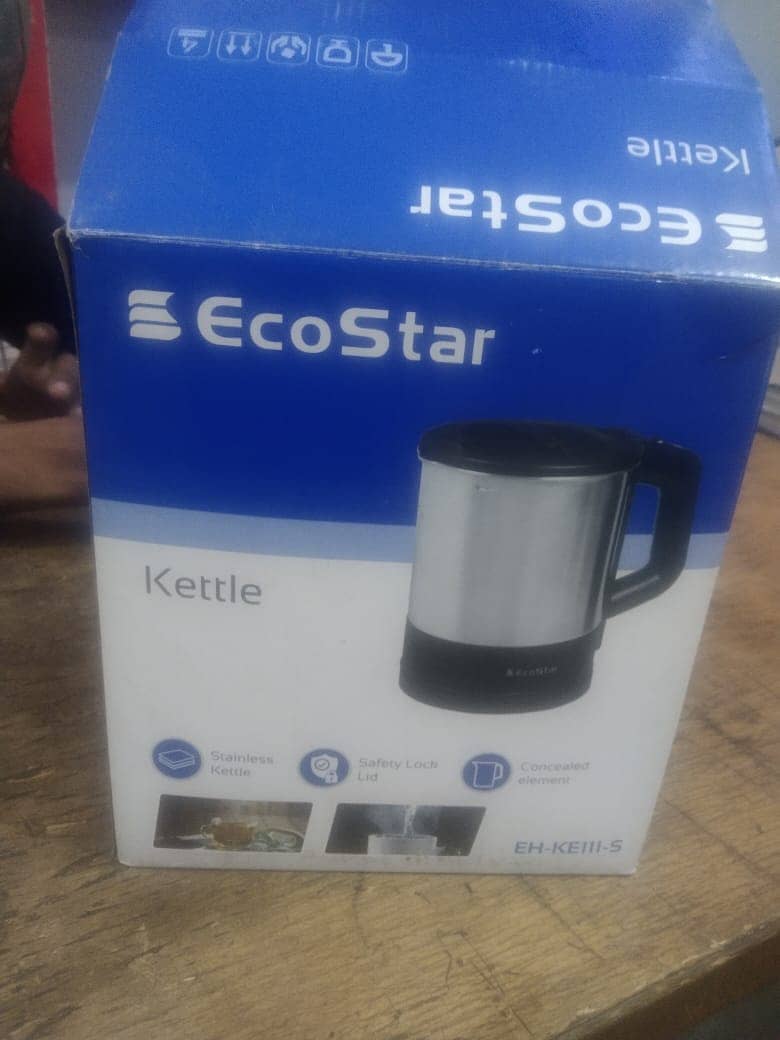 EcoStar Electric Kettle - Steel 0