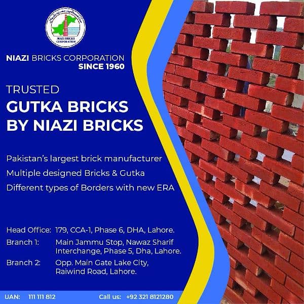 Gutka Tiles on best price / Best Bricks in Pakistan / Mosaic Tiles 0