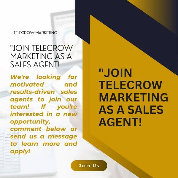 JOIN OUR COMPANY AS A SALES AGENT 0