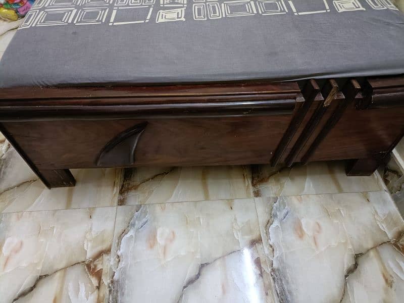 single Size Bed with mattress 2