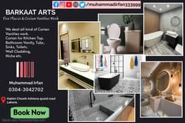 Corian Vanity/toilets/sinks/bathroom tubs/niches/Kitchen top/Vanities
