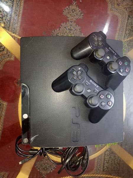 PS3 slim console 500gb 30 games,installed awsomw working 1