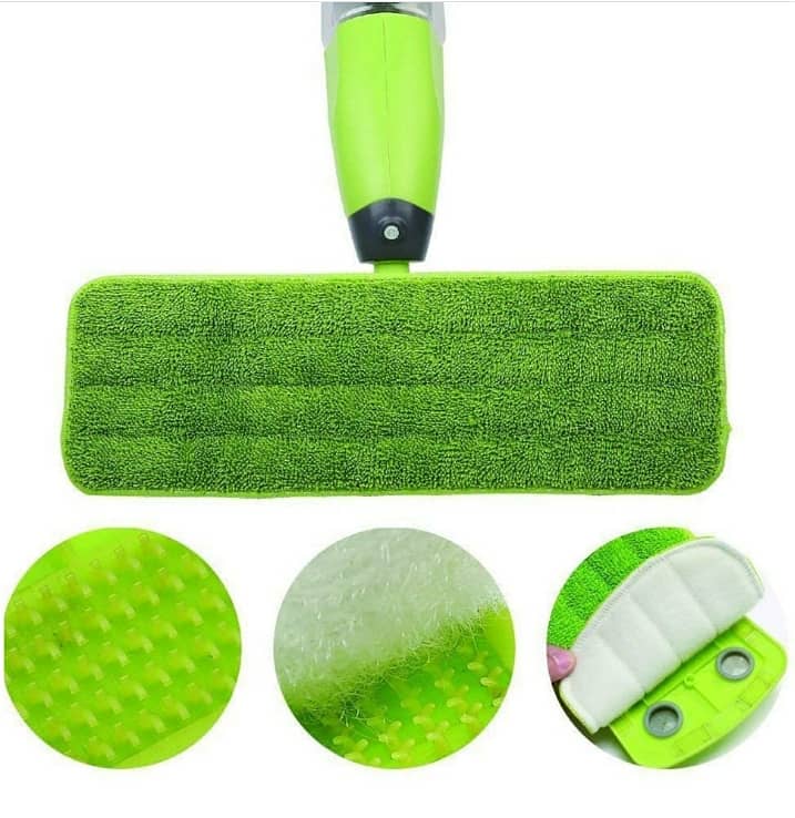Spray Mop Set with Microfiber Washable Pad and Floor Cleaning Mop 7