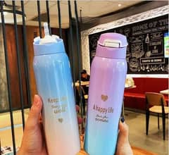 stainless steel sport thermos water bottle 500Ml