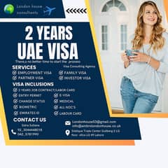 Dubai work visa freelancers 2 years/Visit/Study/TURKEY/SCHENGEN/italy/ 0