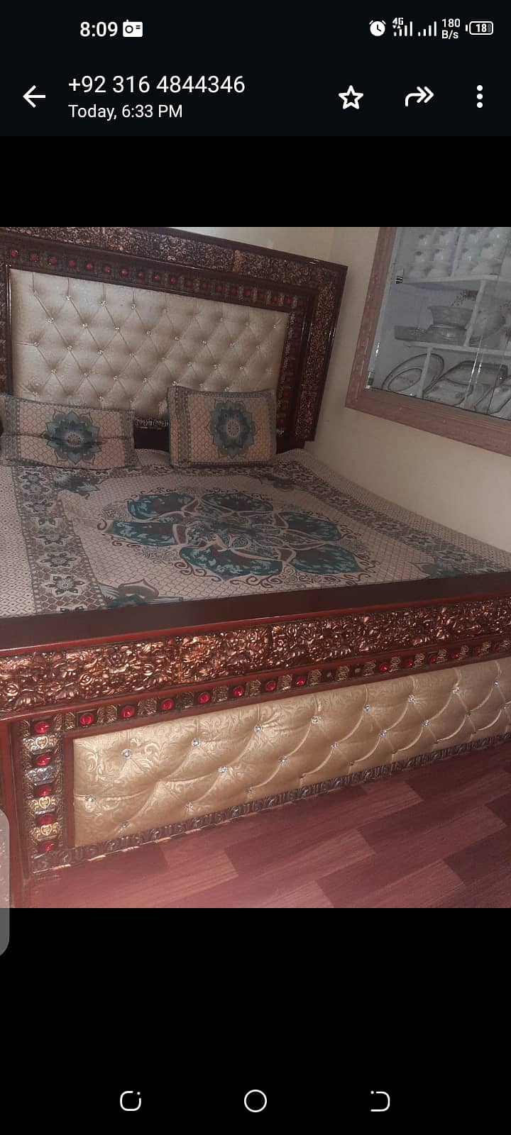 Bed and almari 1