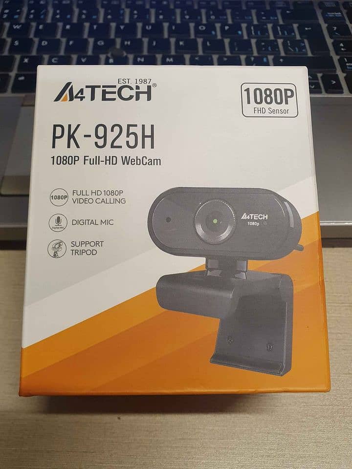 (Box Packed) A4Tech WebCam | 1080p Full-HD WebCam PK-925H 0