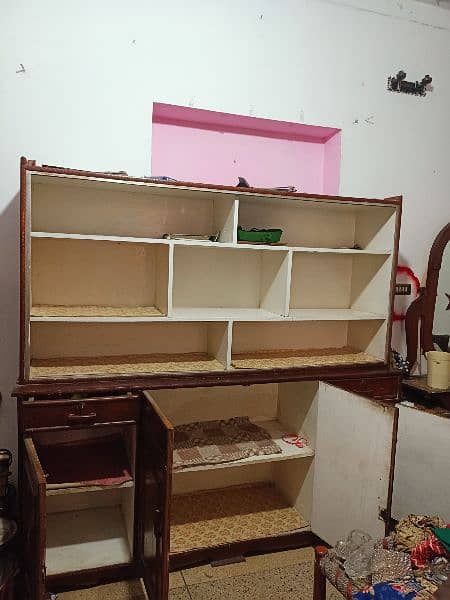 wooden showcase/ cabinet/ polished 1