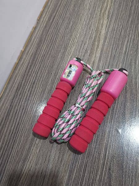 Jumping Rope With Counter Exercise & Fitness Girl Jump Rope Multicolor 0