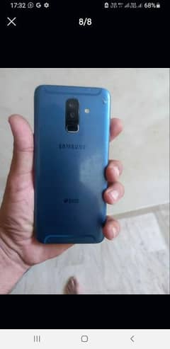 Galaxy A6+ dual sim PTA official approved only mob with cnic copy