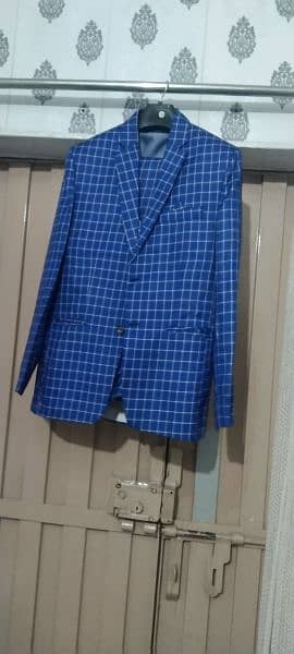 3 piece new branded pent coat 36 waist Royal blue 1