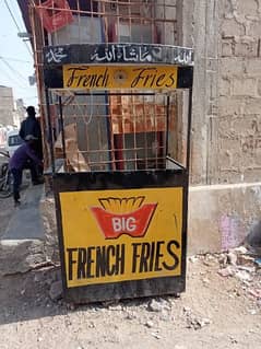 French  fries stall slightly used