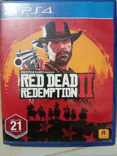 red dead redemption 2 PS4 cd