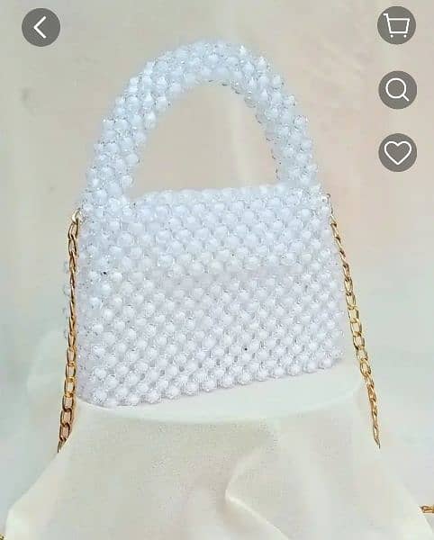 Sparkling Crystal Bead Bag - Handcrafted with Love 3