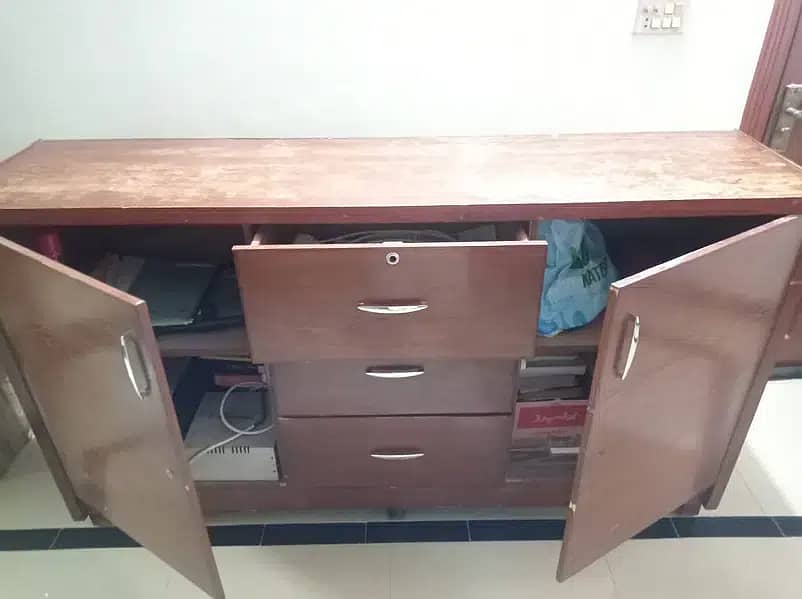 Multi purpose Cupboard and Table for sale 1