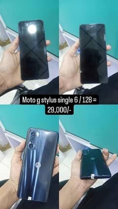 Moto g stylus single 6 / 128 = 29,000/-