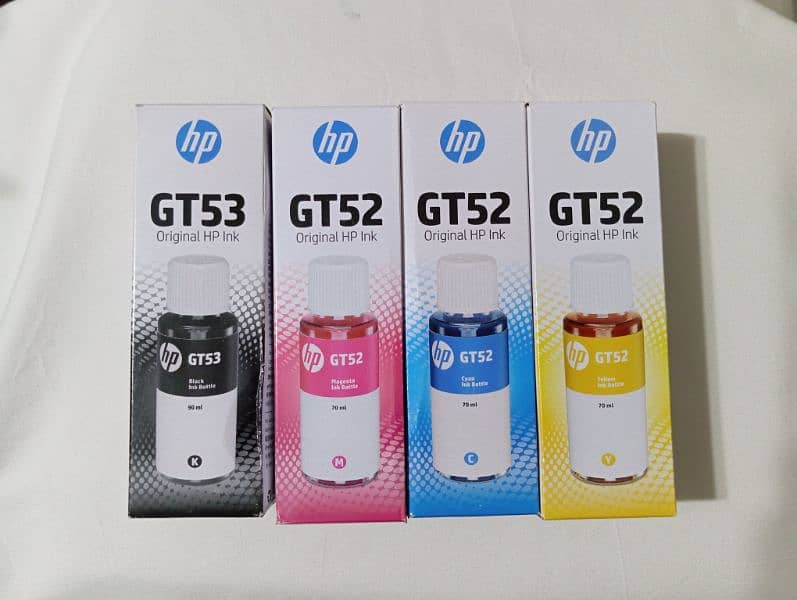 HP GT 52/53 Original Ink Bottles for Ink Tank Printers 0