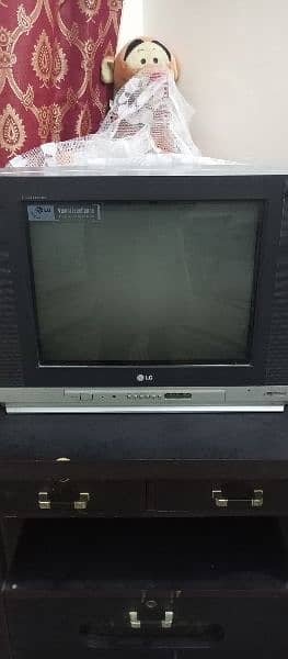 LG TV with Trolley for sale 1