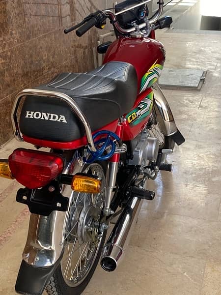 Honda cd 70 brand new only 1200 km driven on work required 6
