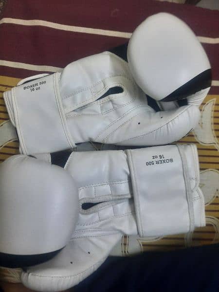 Leather Boxing gloves (16oz) 3