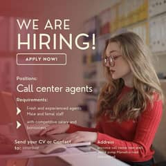 we need call center agents for night shift