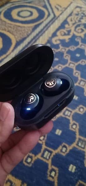 JLab earbuds touch system USA made 8