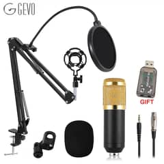 BM 800 condenser microphone with all accessories