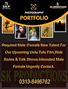 Required Male /Female Models & Actors