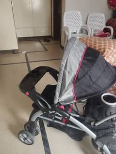 two babies stroller/pram