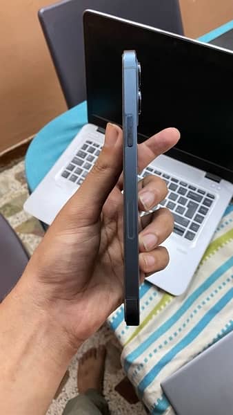 iPhone 12 Pro Max 10/10 (Pacific Blue , 128GB)  with Box for sale 7