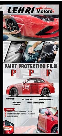 paint protection film selling for cars