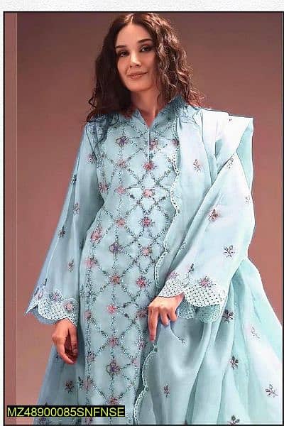 embroidered unstitched suit 3