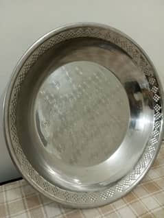 Steel Paraat (20 inches) - Stainless steel platter- Bartan - Crockery 0
