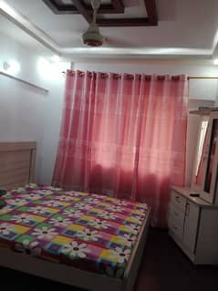 Flat fully furnished Available at Sharah e Faisal