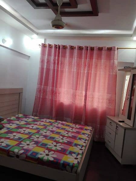 Flat fully furnished Available at Sharah e Faisal 0