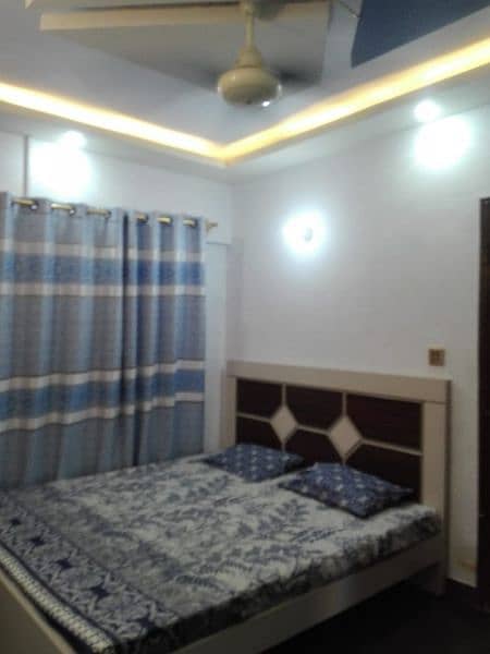 Flat fully furnished Available at Sharah e Faisal 2