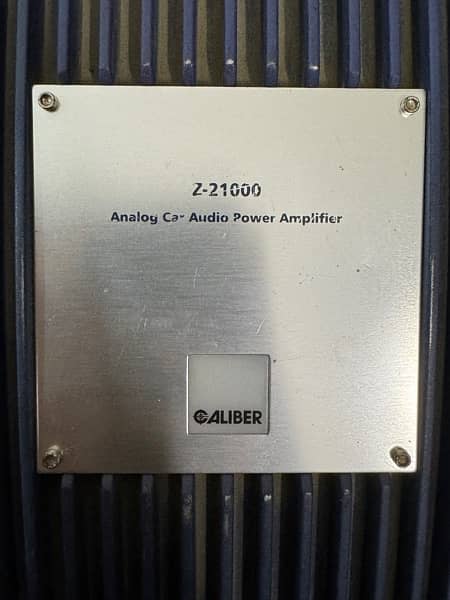 Caliber Z-21000 Mono Stereo 1000rms, 2 Channel Amplifier 1