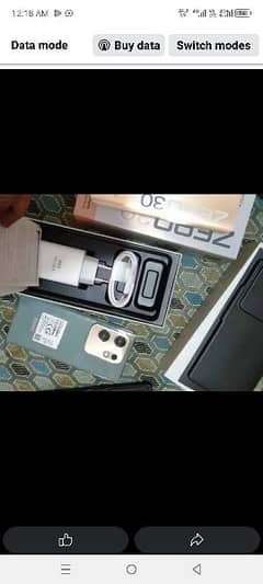 Infinix zero 30 just box open 1 day use only