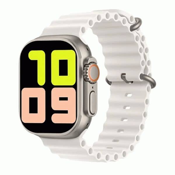 T10 ULTRA SMART WATCH DIAL49MM WITH THE ONE STRAPS AND. BLUETOOTH WIRE 2