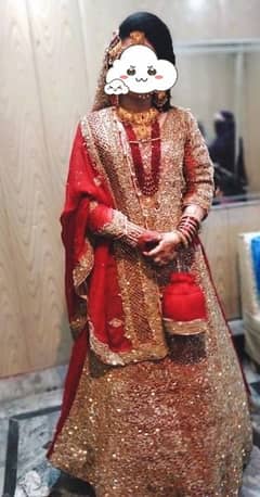 bridal lengha only 2 hour used