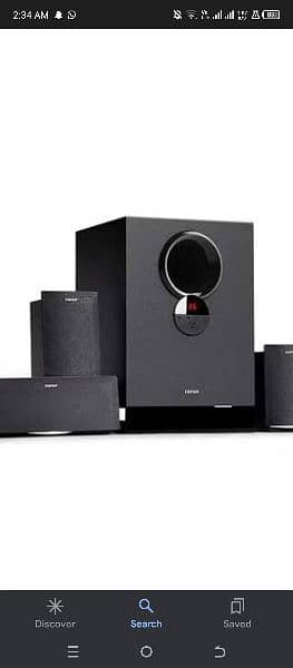 Edifier home theater system for sale without remote 1