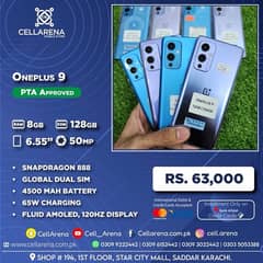 Oneplus 9 8GB 128GB Dual Sim Approved Cellarena