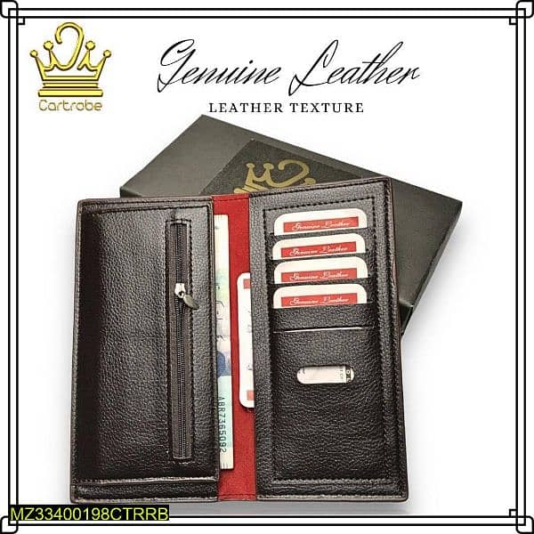 leather Wallet | Hand bag, pocket book , long purse men 2