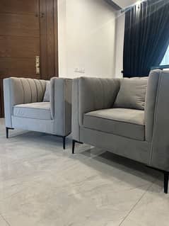 Brand new 2 x Single seater sofa