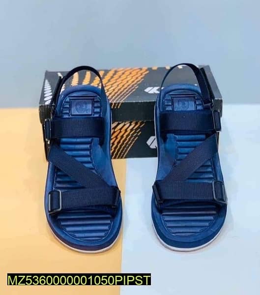 men’s fibre sports sandals,blue 0